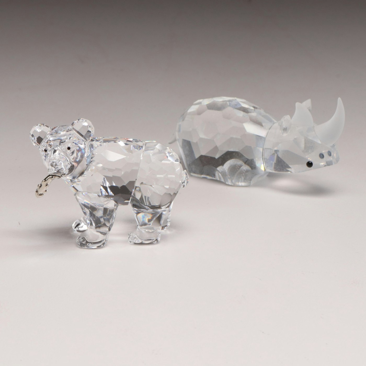 swarovski crystal animal figurines featuring 