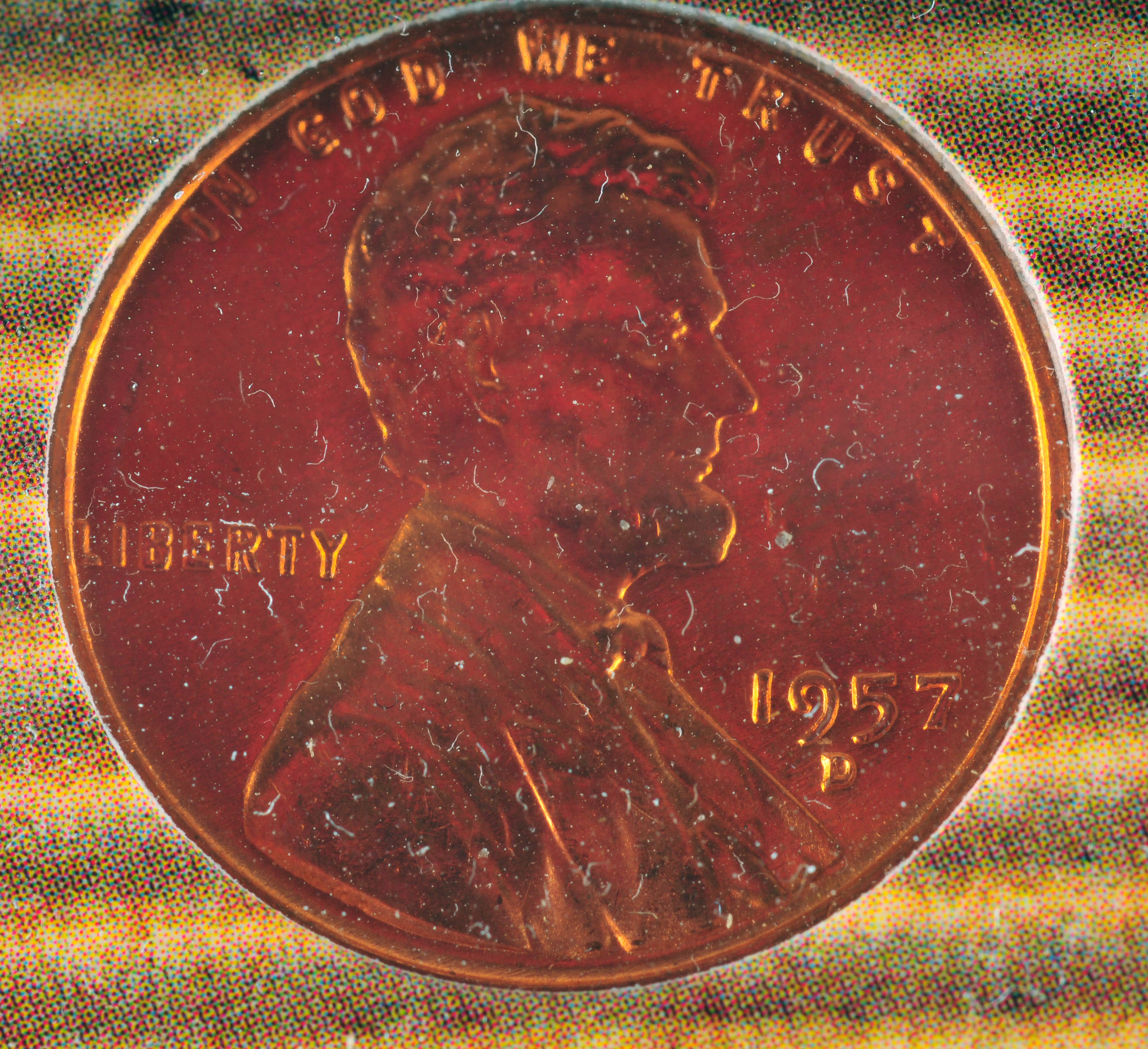 1976 d penny cut as dime