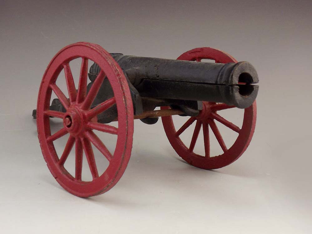 Vintage Cast Iron Toy Cannon EBTH