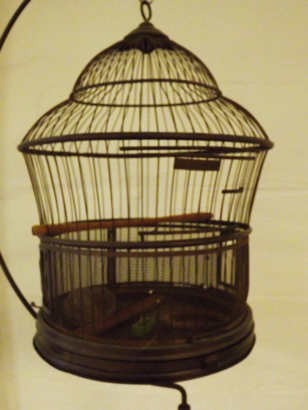 Vintage Brass Bird Cage with Stand EBTH