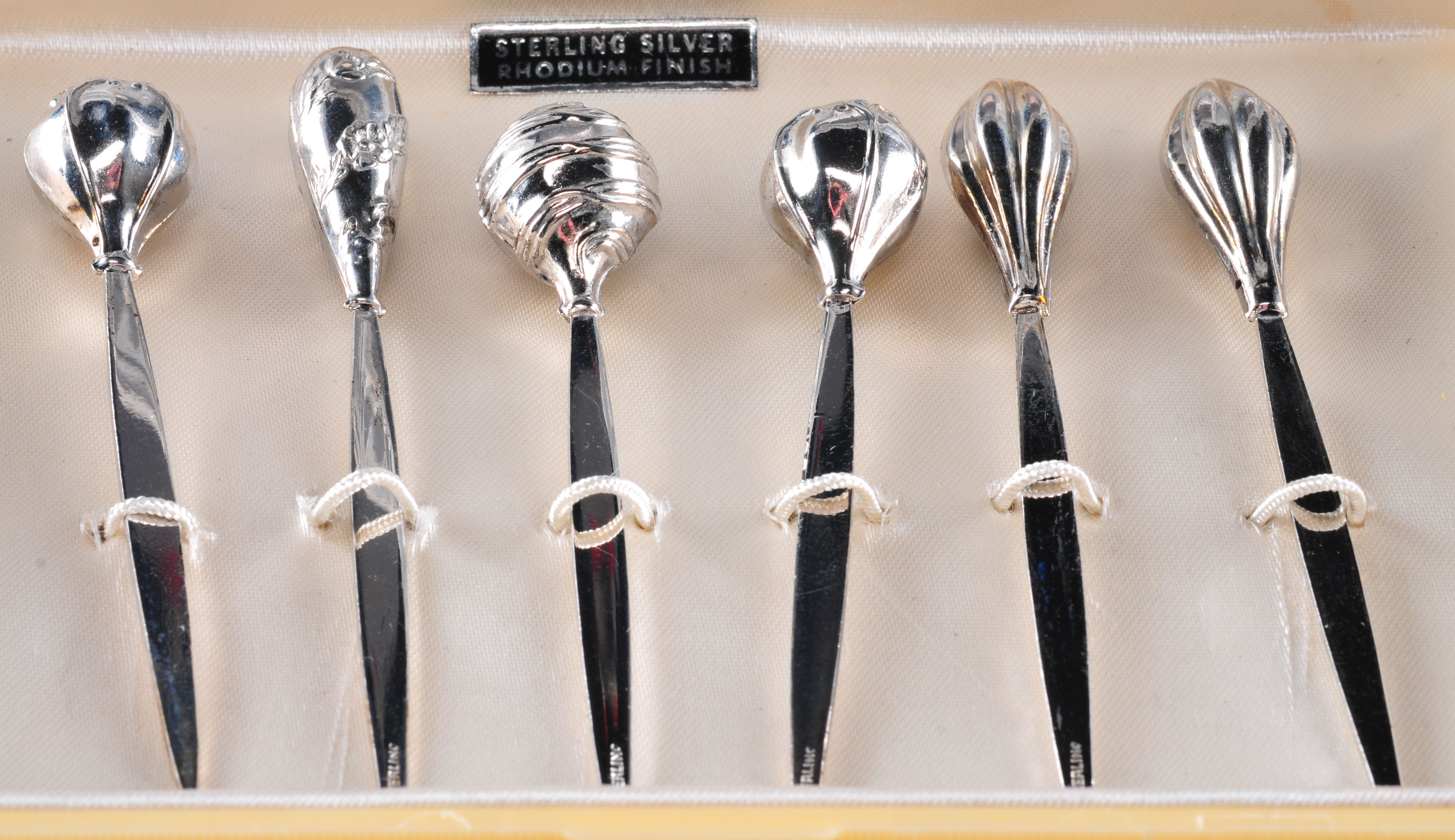 12 Sterling Silver Cocktail Picks EBTH