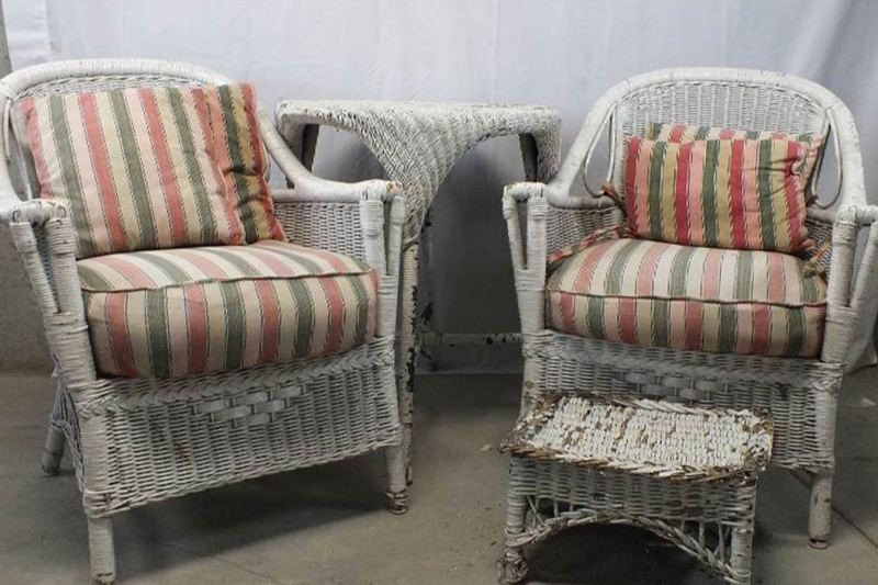 Antique wicker furniture EBTH