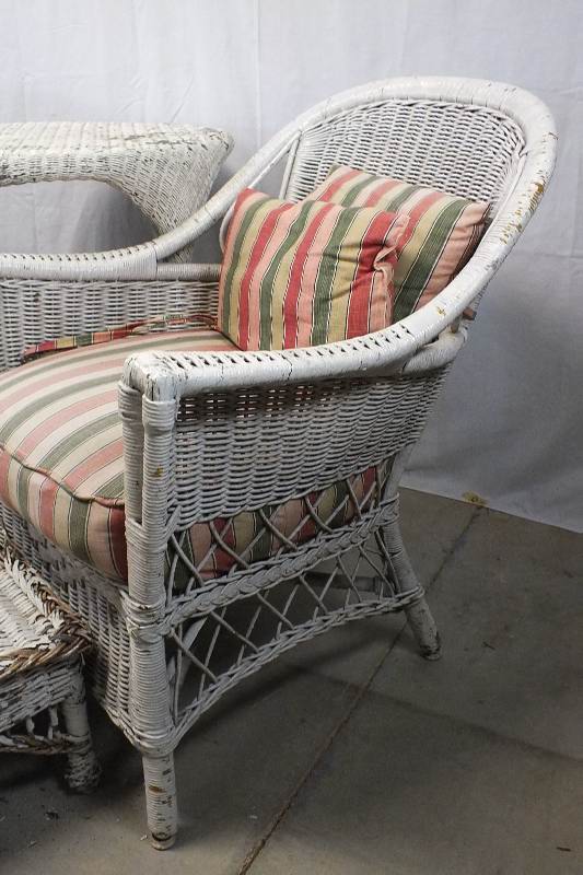 Antique wicker furniture EBTH