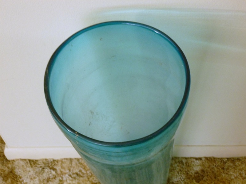 Blown Glass Floor Vase EBTH