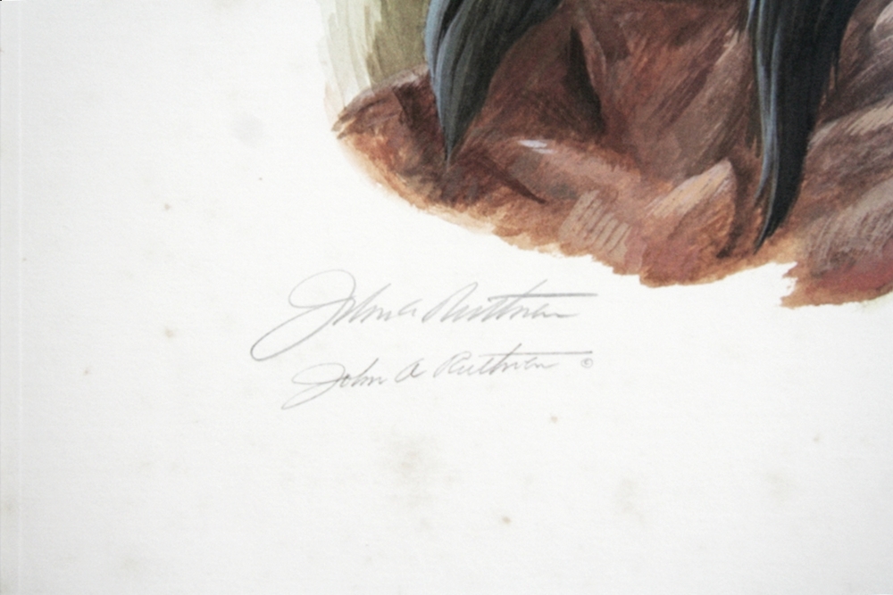 John Ruthven Signed Print EBTH