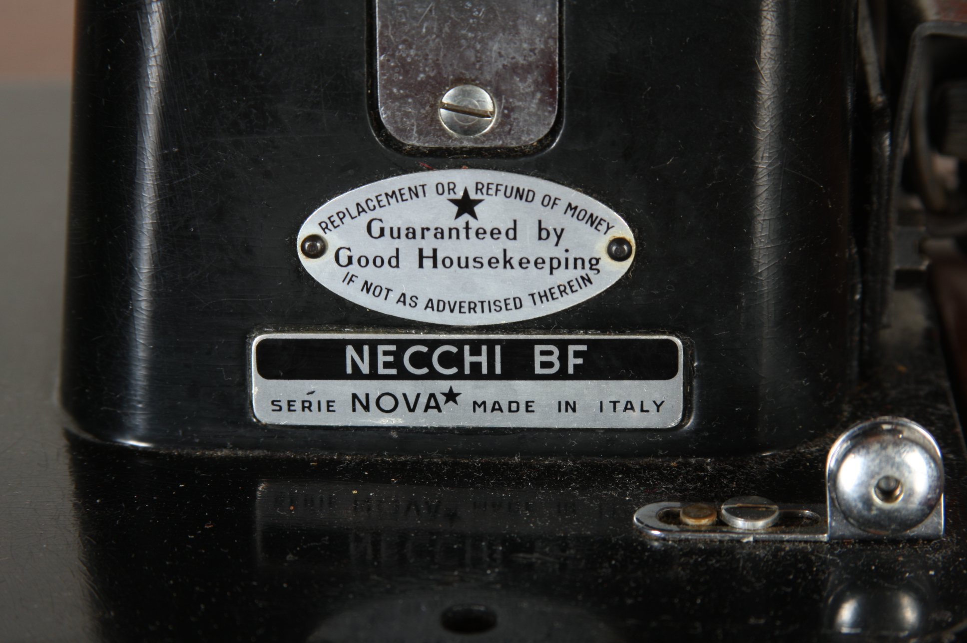 Necchi BF Nova Sewing Machine in Stand, Circa 1952 EBTH