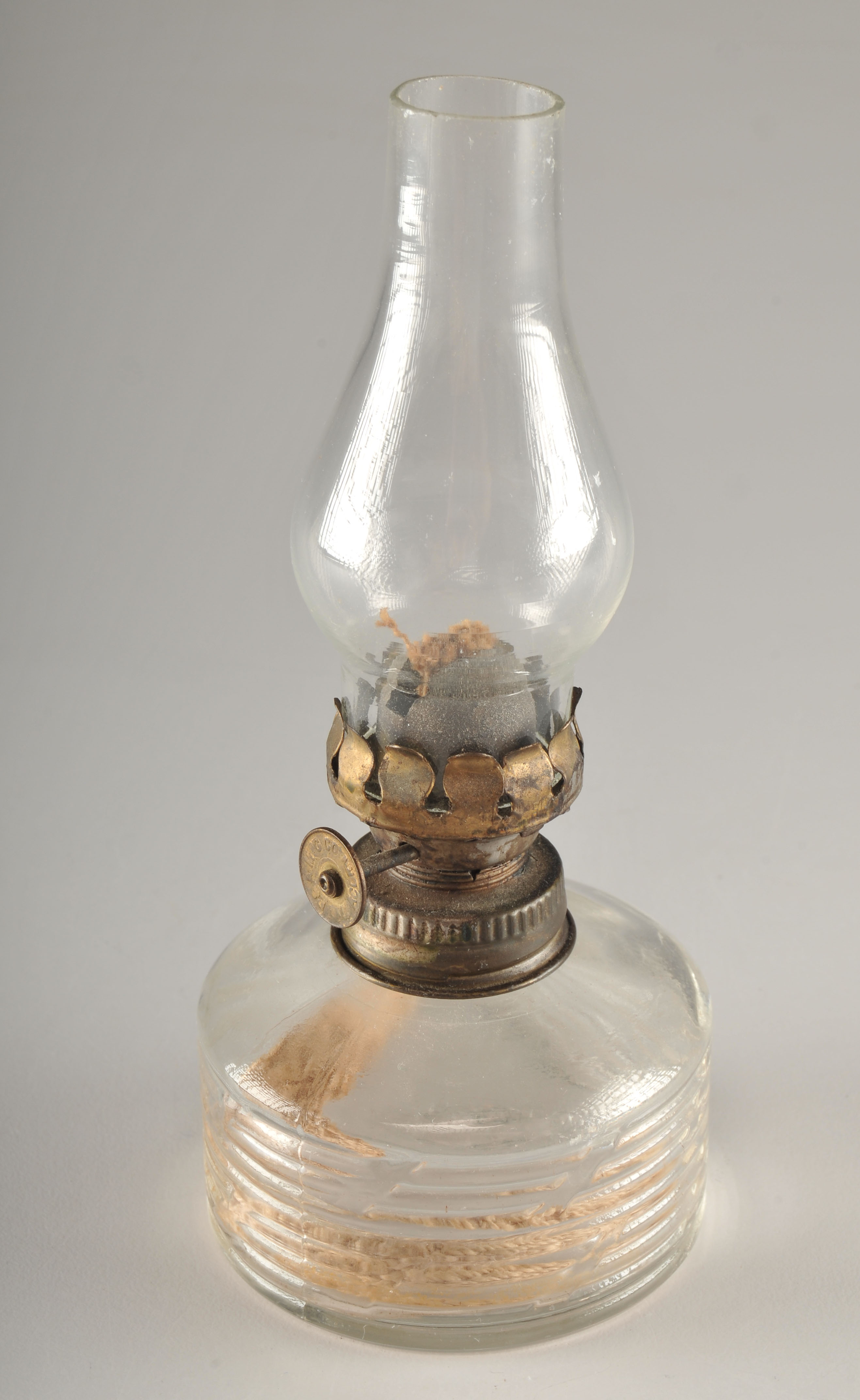 5 glass miniature oil lamps circa late 1800's EBTH