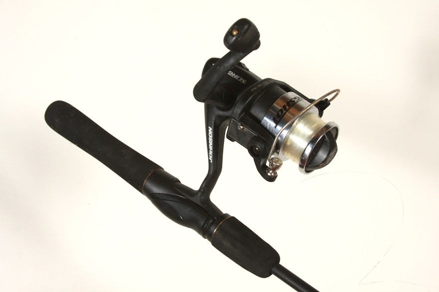 Johnson Telescoping Composite Spinning Fishing Rod EBTH