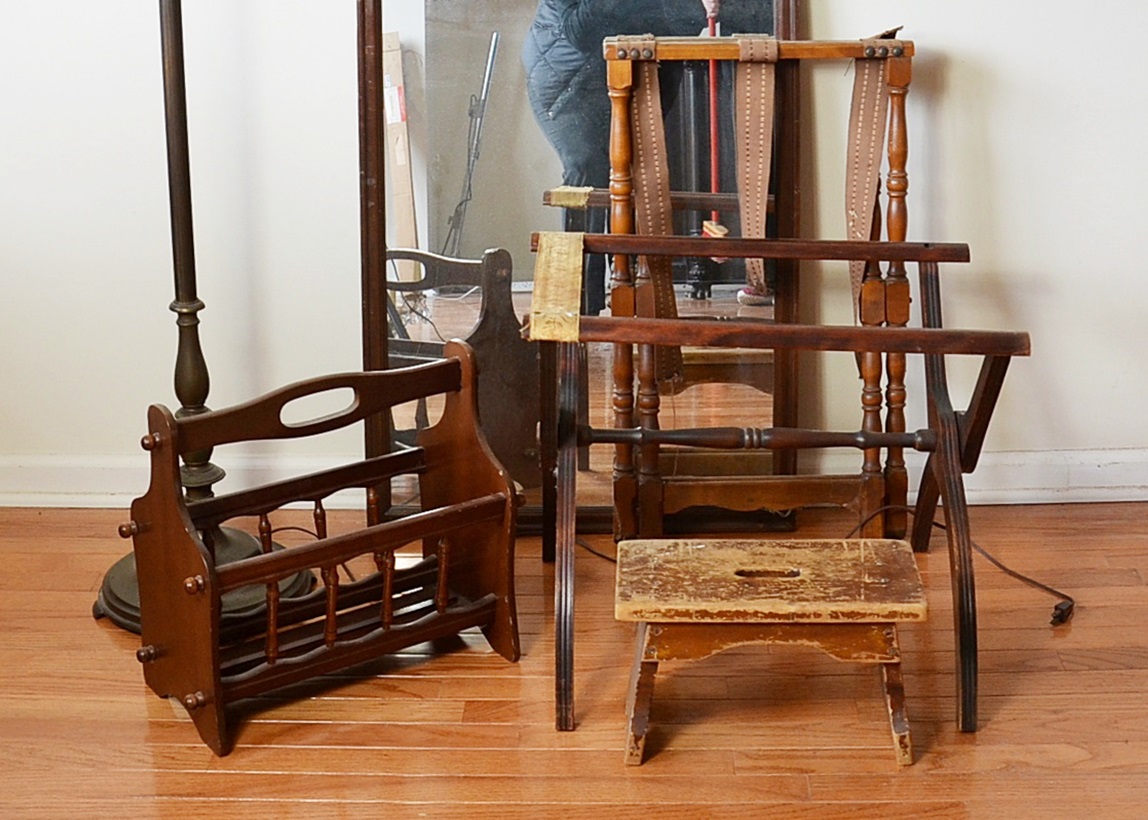 Vintage furniture grouping. EBTH