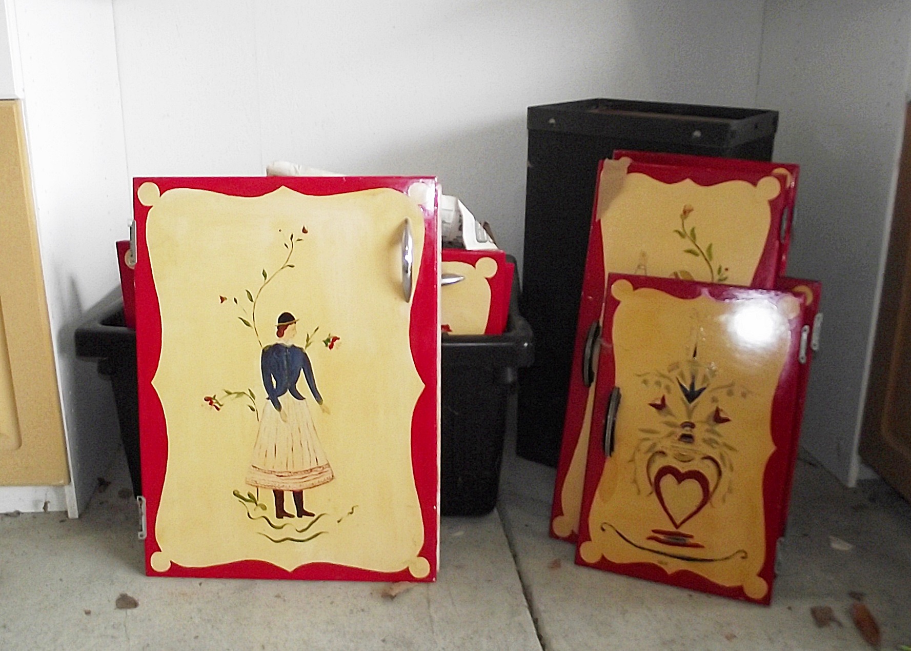 Hand painted doors. EBTH