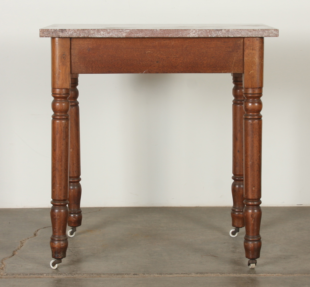 Marble Top Work Table EBTH