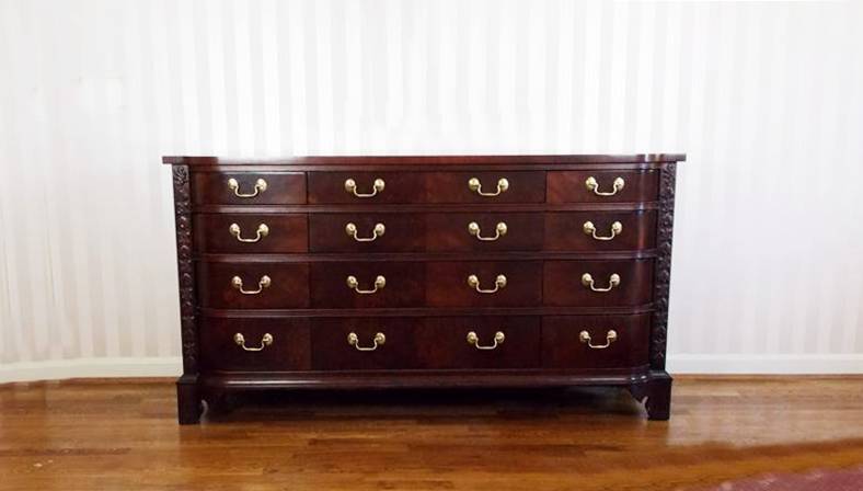 Gorgeous Hickory White Dresser Ebth