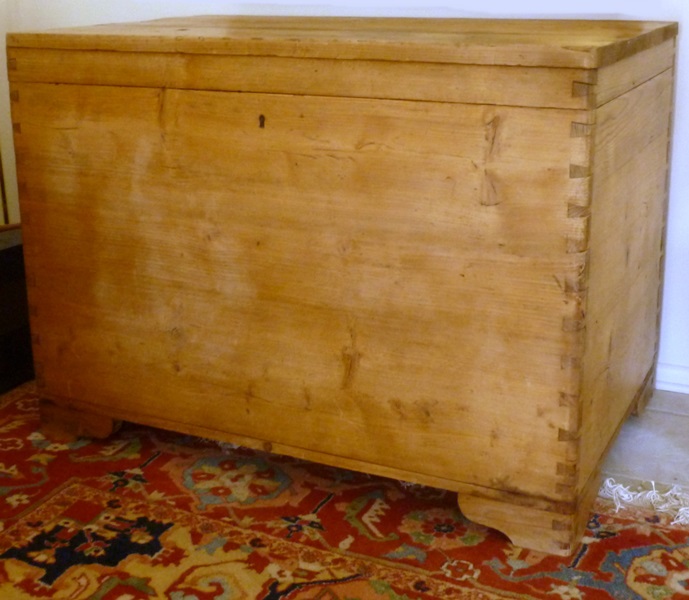 Antique Pine Blanket Box EBTH