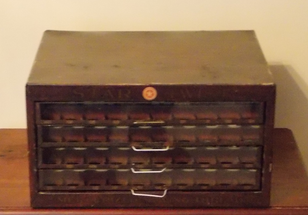 Antique Sewing Thread Box EBTH