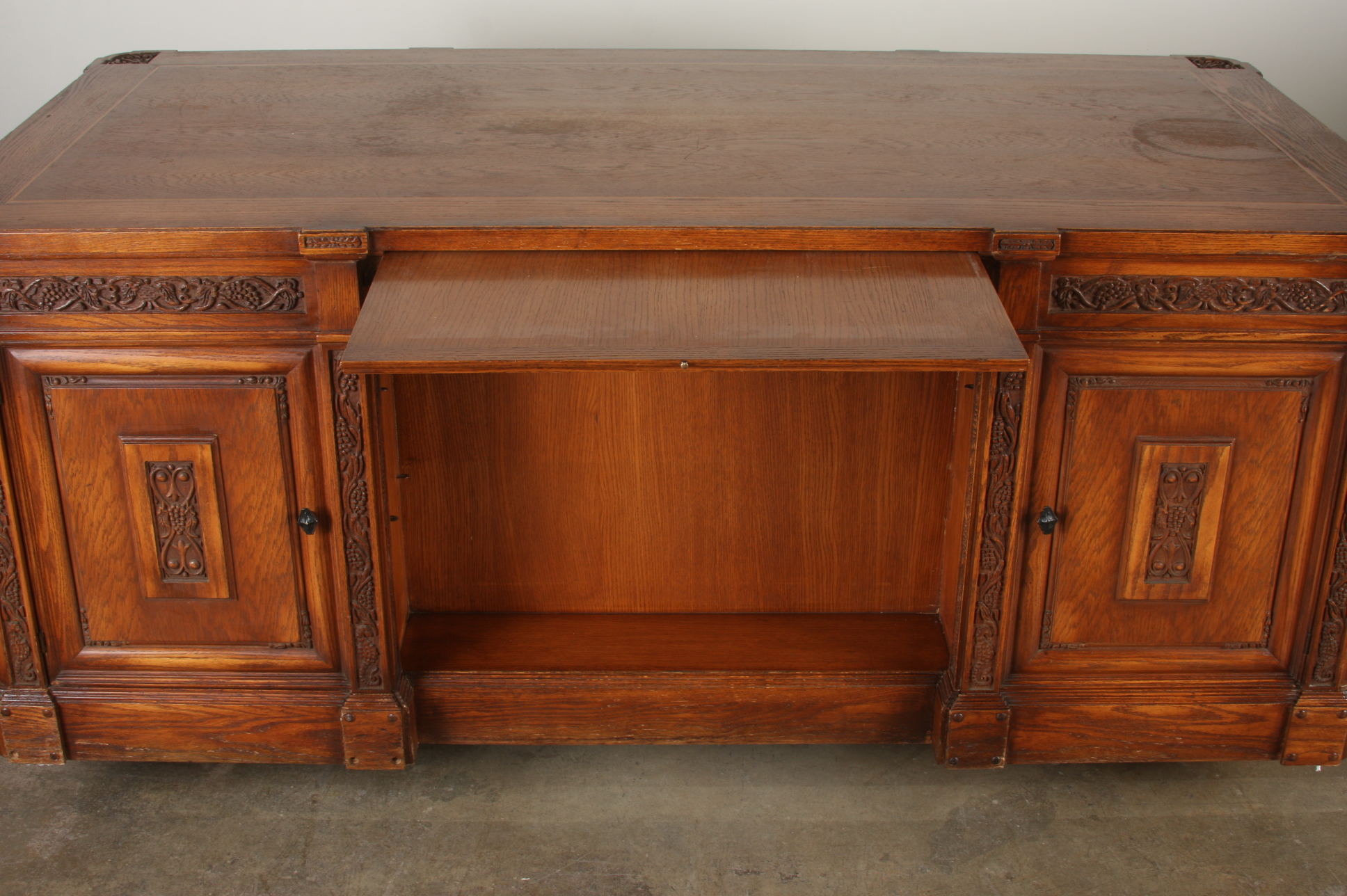 Romweber Viking Oak Executive Desk EBTH