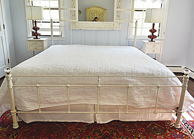 Pottery Barn"Claudia" King Size Iron Bed EBTH