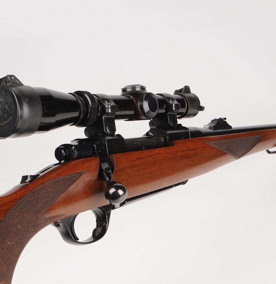 Ruger M77.308 Caliber rifle with Leupold 1 x 4 scope : EBTH