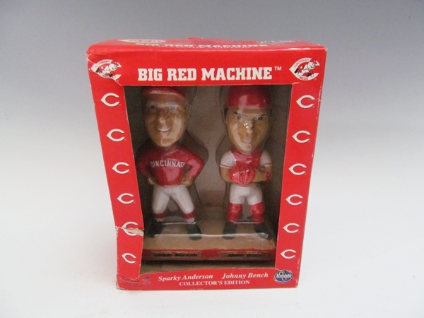 Sparky Anderson Johnny Bench Bobblehead Set Ebth