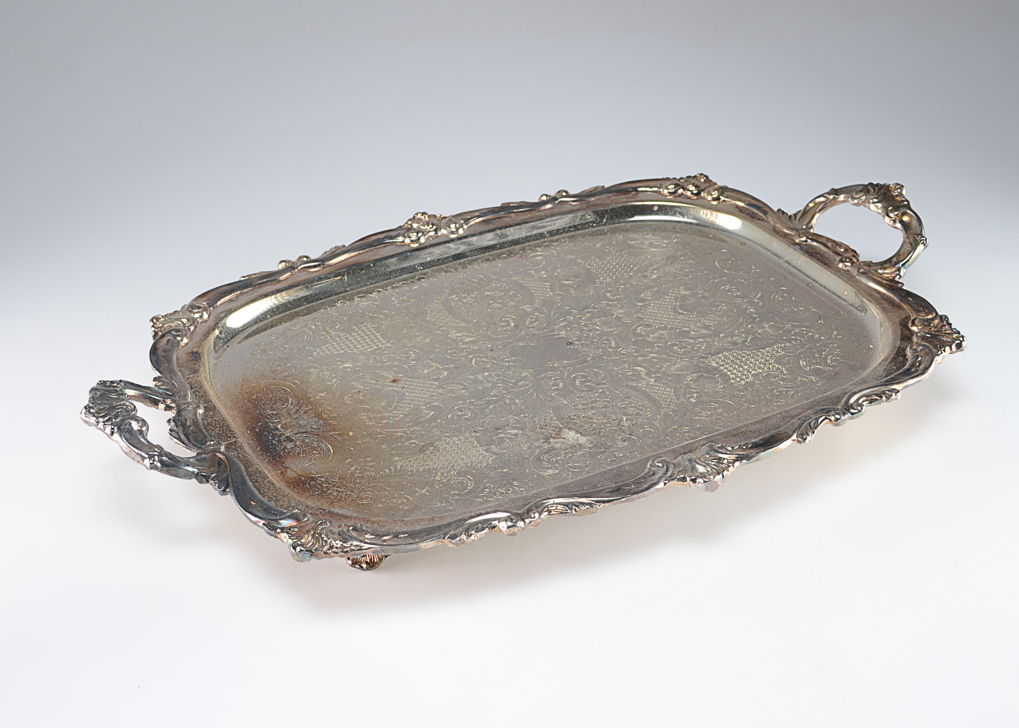 Large Eaton Heated SilverPlate Serving Tray EBTH