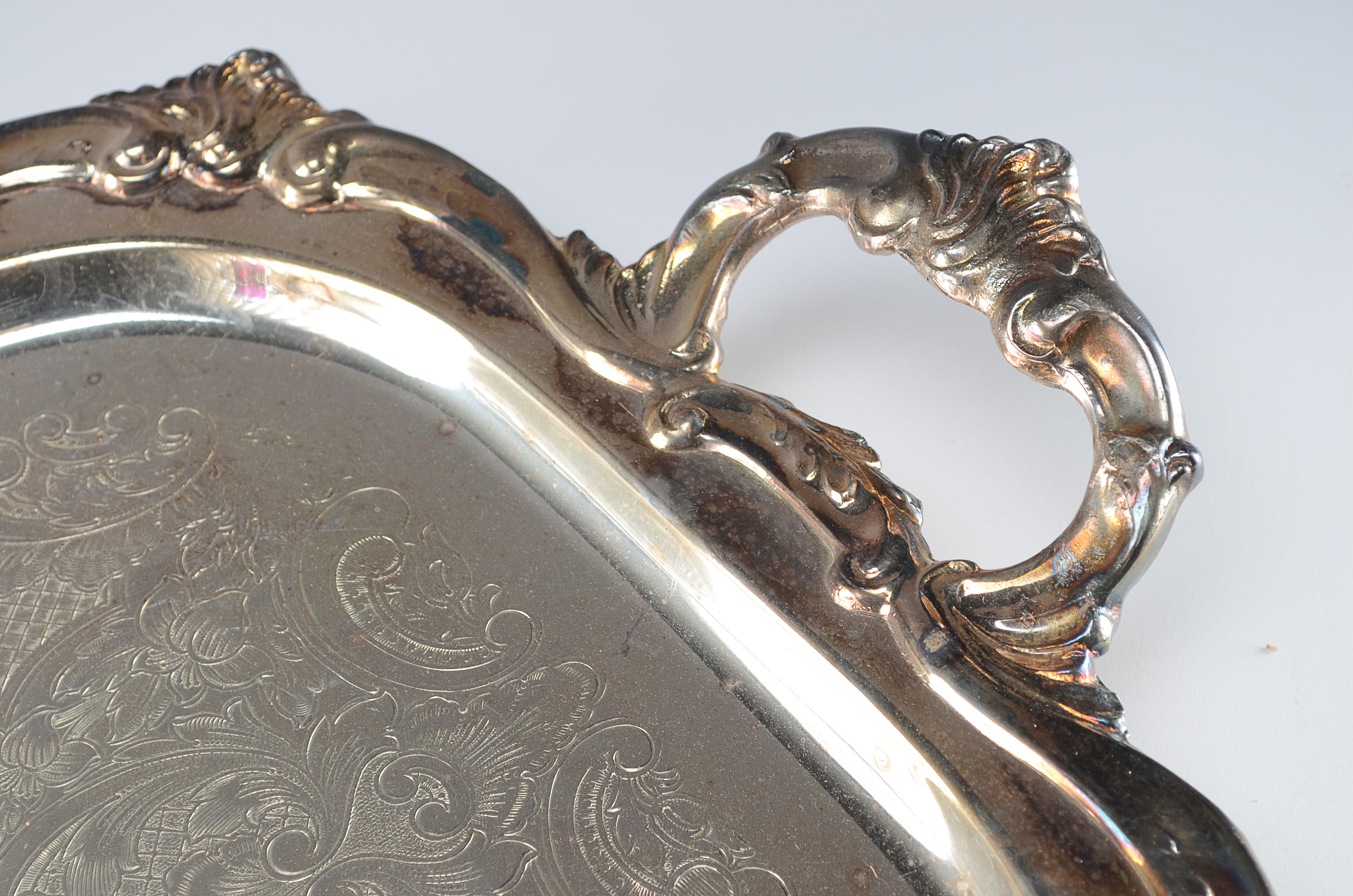 Large Eaton Heated SilverPlate Serving Tray EBTH