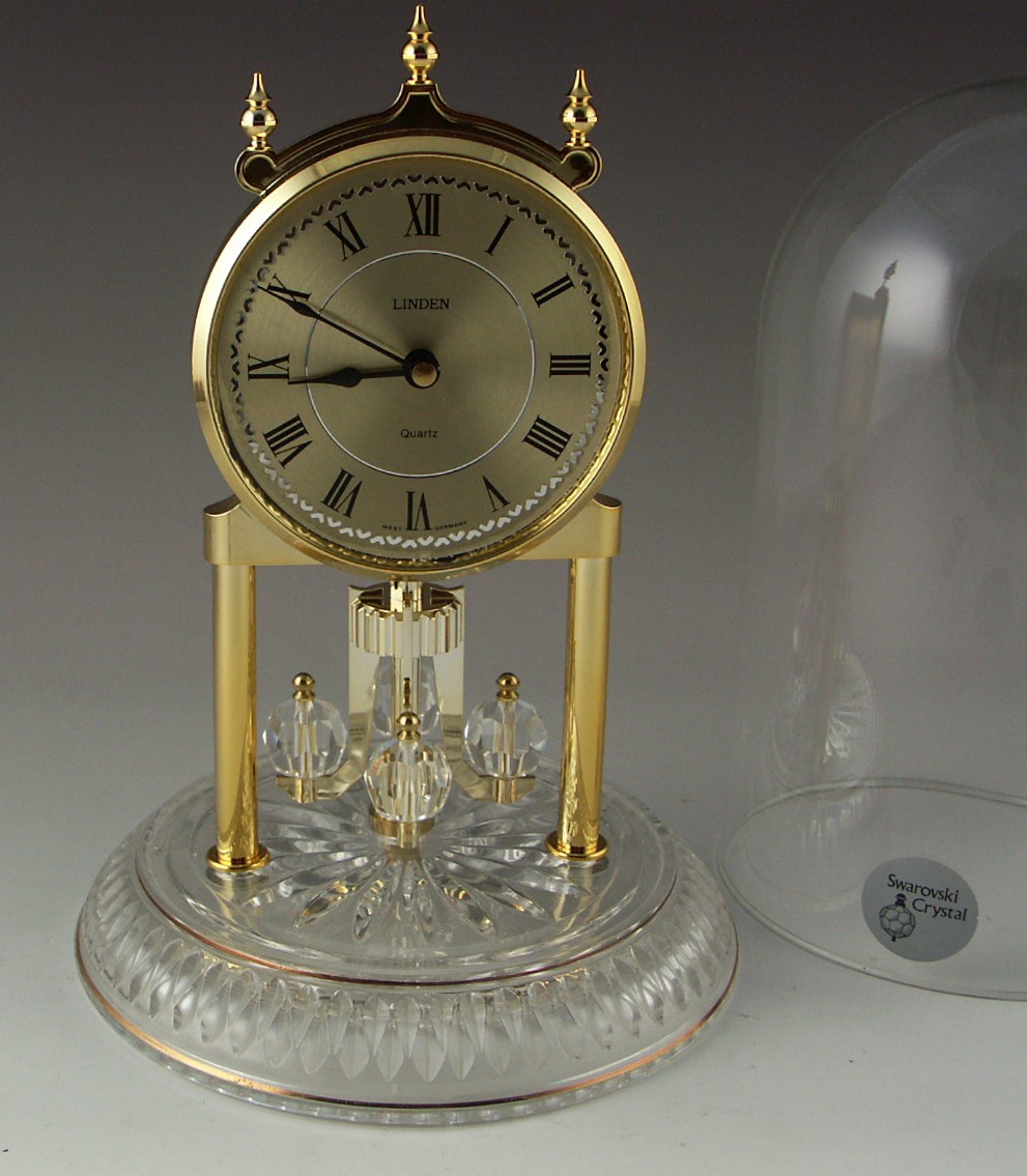 Linden Swarovski Mantel Clock EBTH
