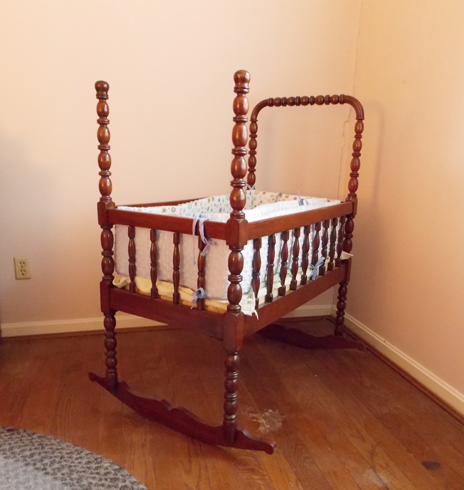 wood frame bassinet