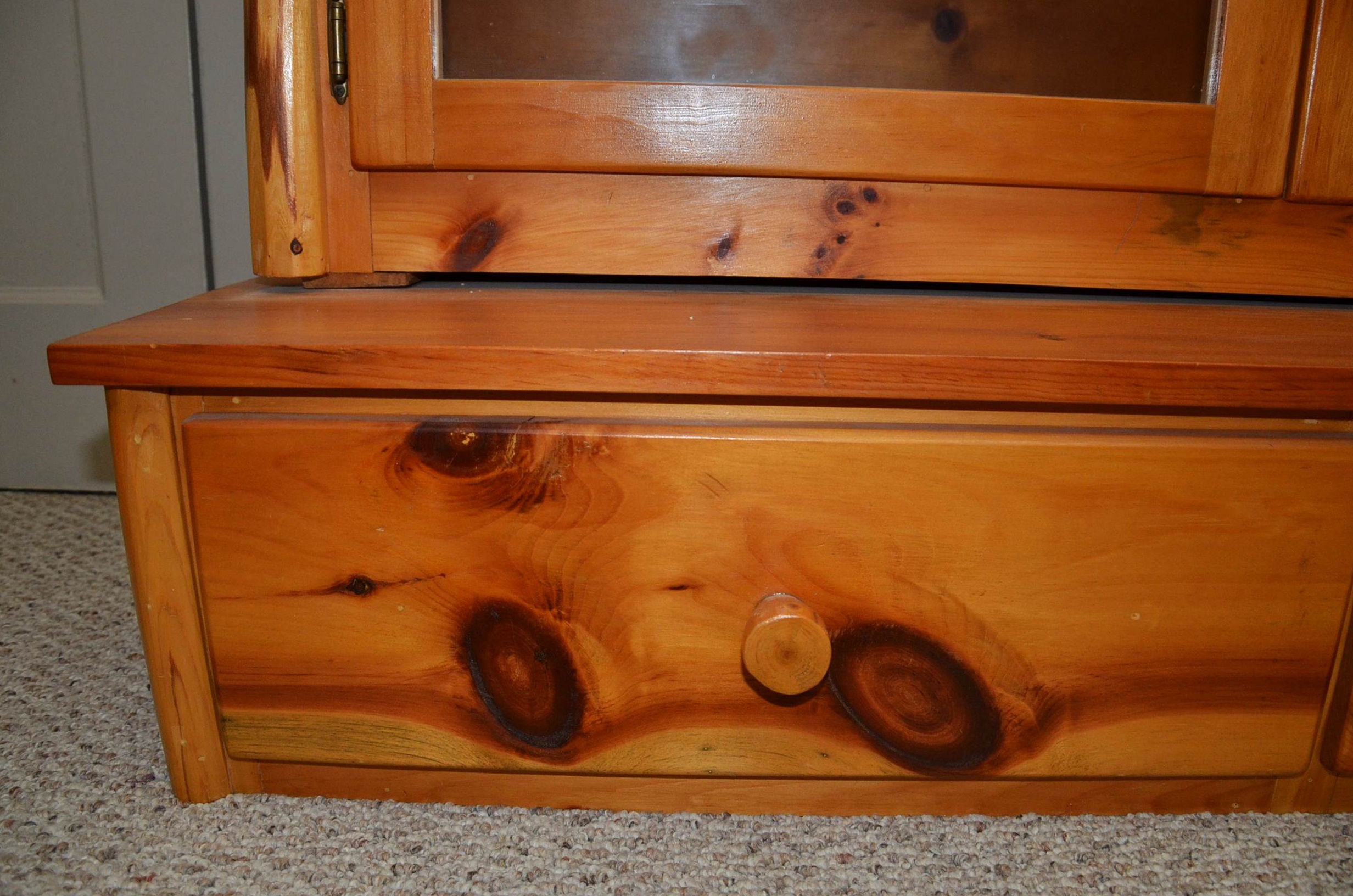 Custom made Cabin Furniture pine bookcase. EBTH