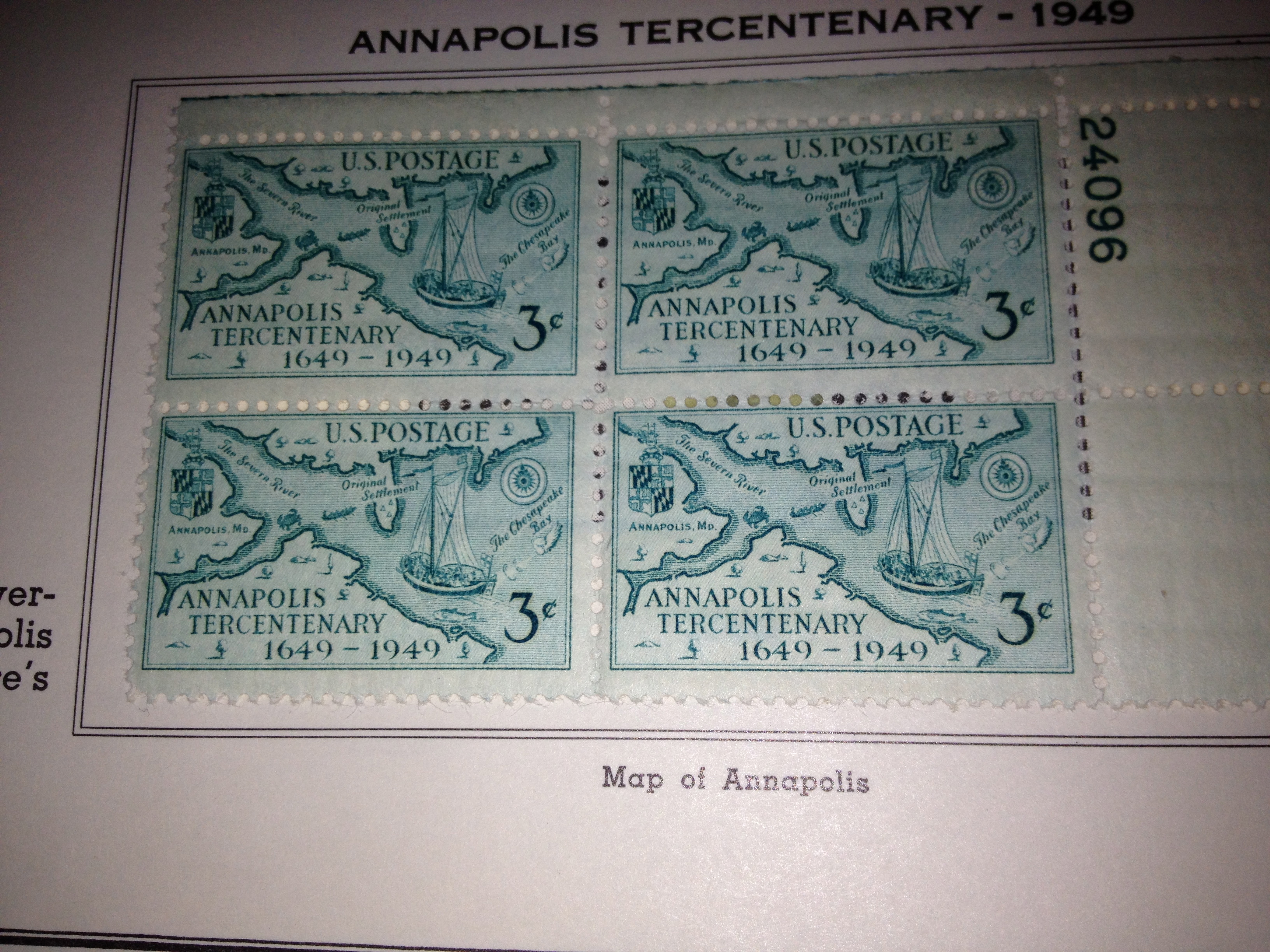 American Plate Block Album and Stamps EBTH