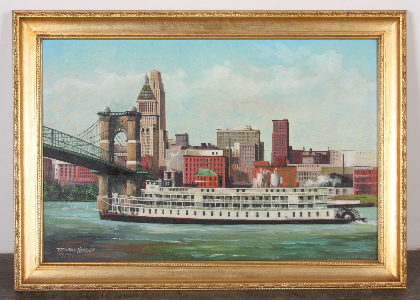 Original Dewey Harden Oil on Canvas EBTH