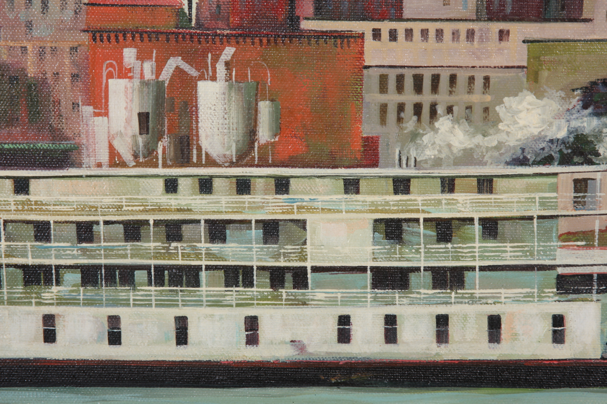 Original Dewey Harden Oil on Canvas EBTH