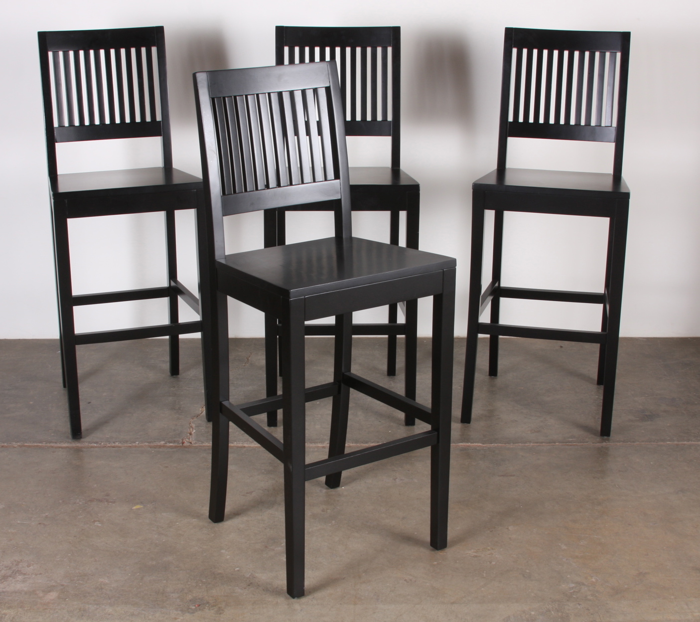Crate and Barrel Mobile Folding Bar and Four Chairs EBTH