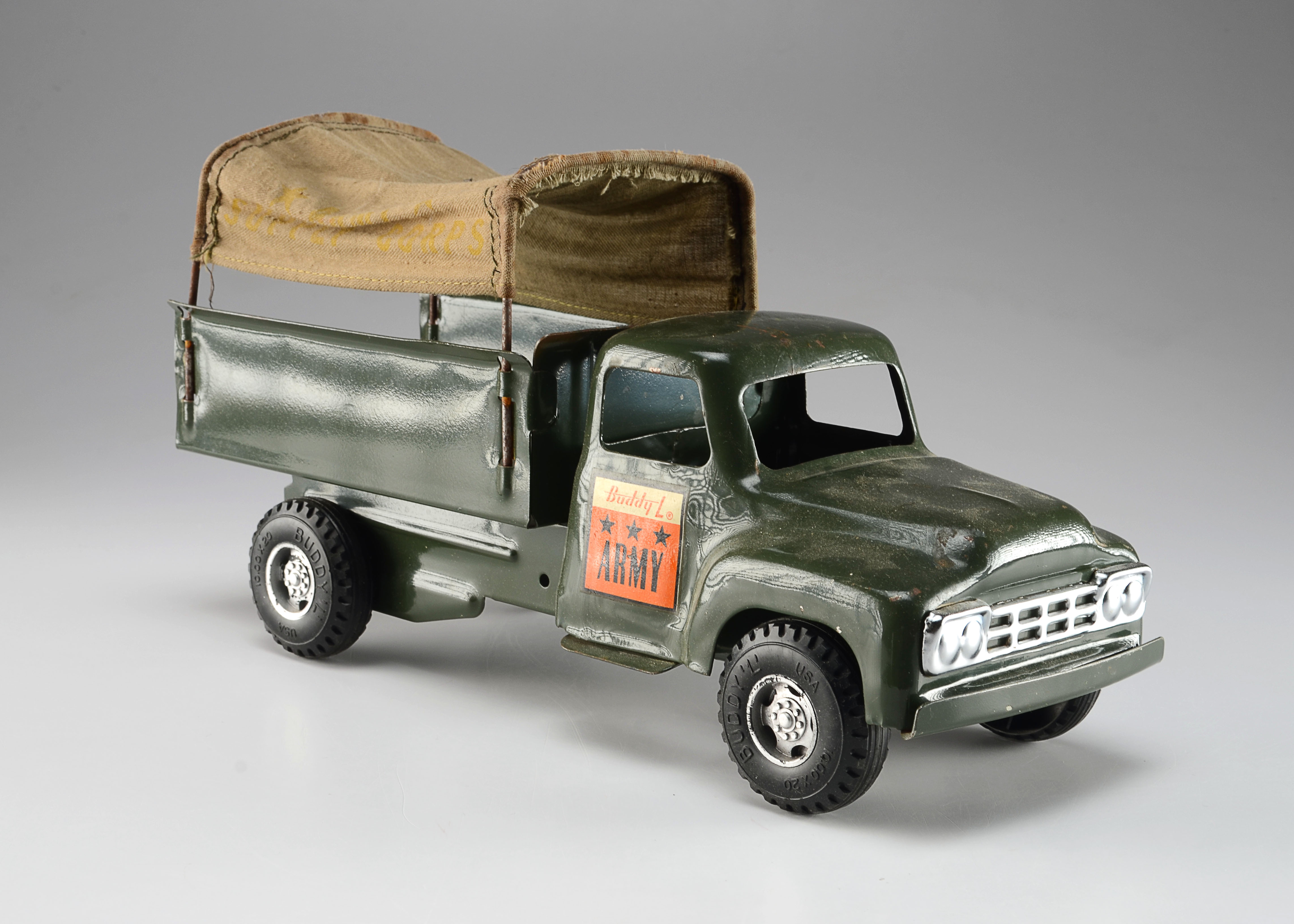 buddy l army truck