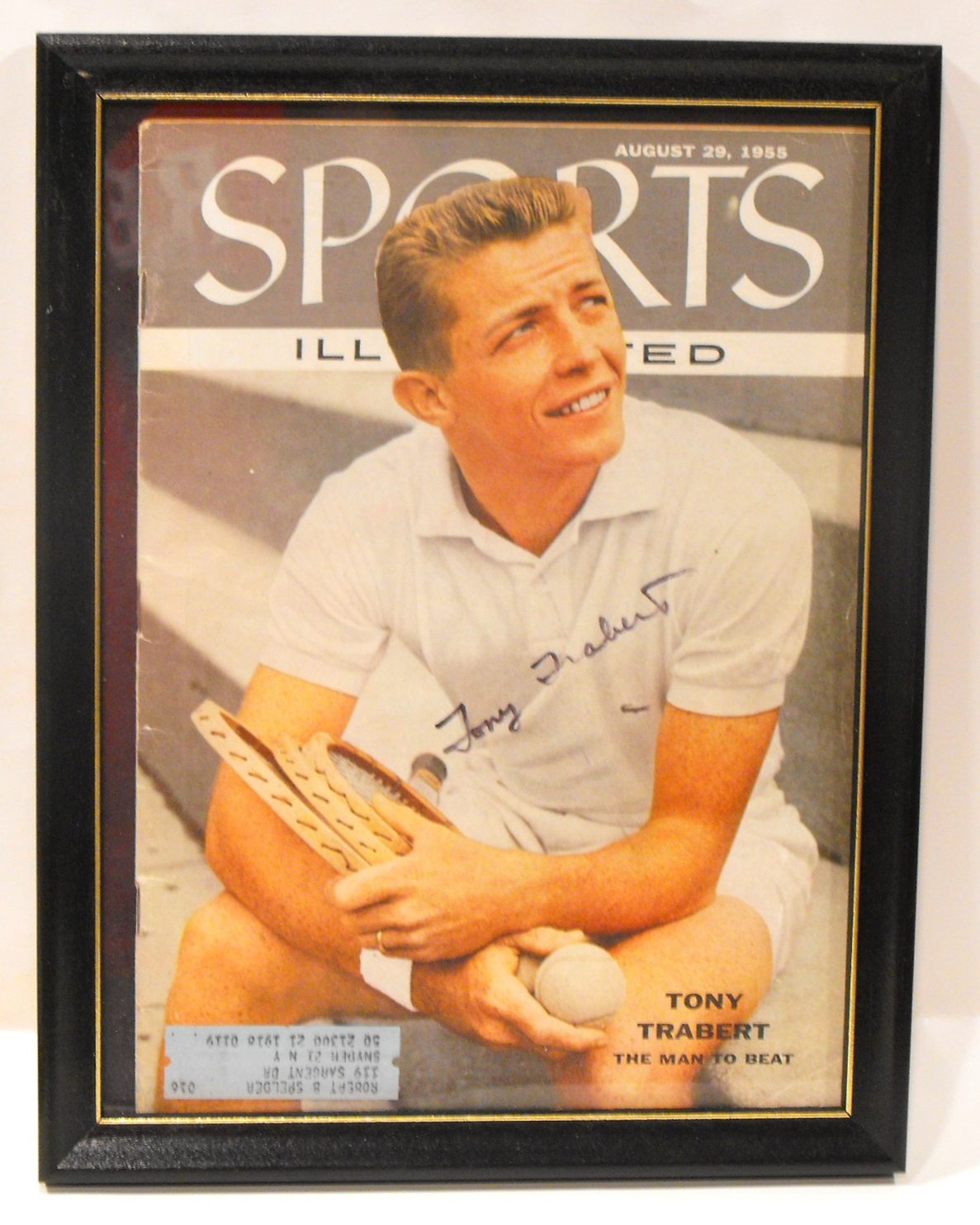 1955 Tony Trabert Tennis Star & University Of Cincinnati Star
