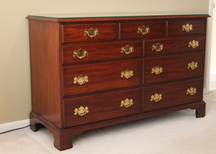 Henkel Harris Cherry Double Dresser Ebth