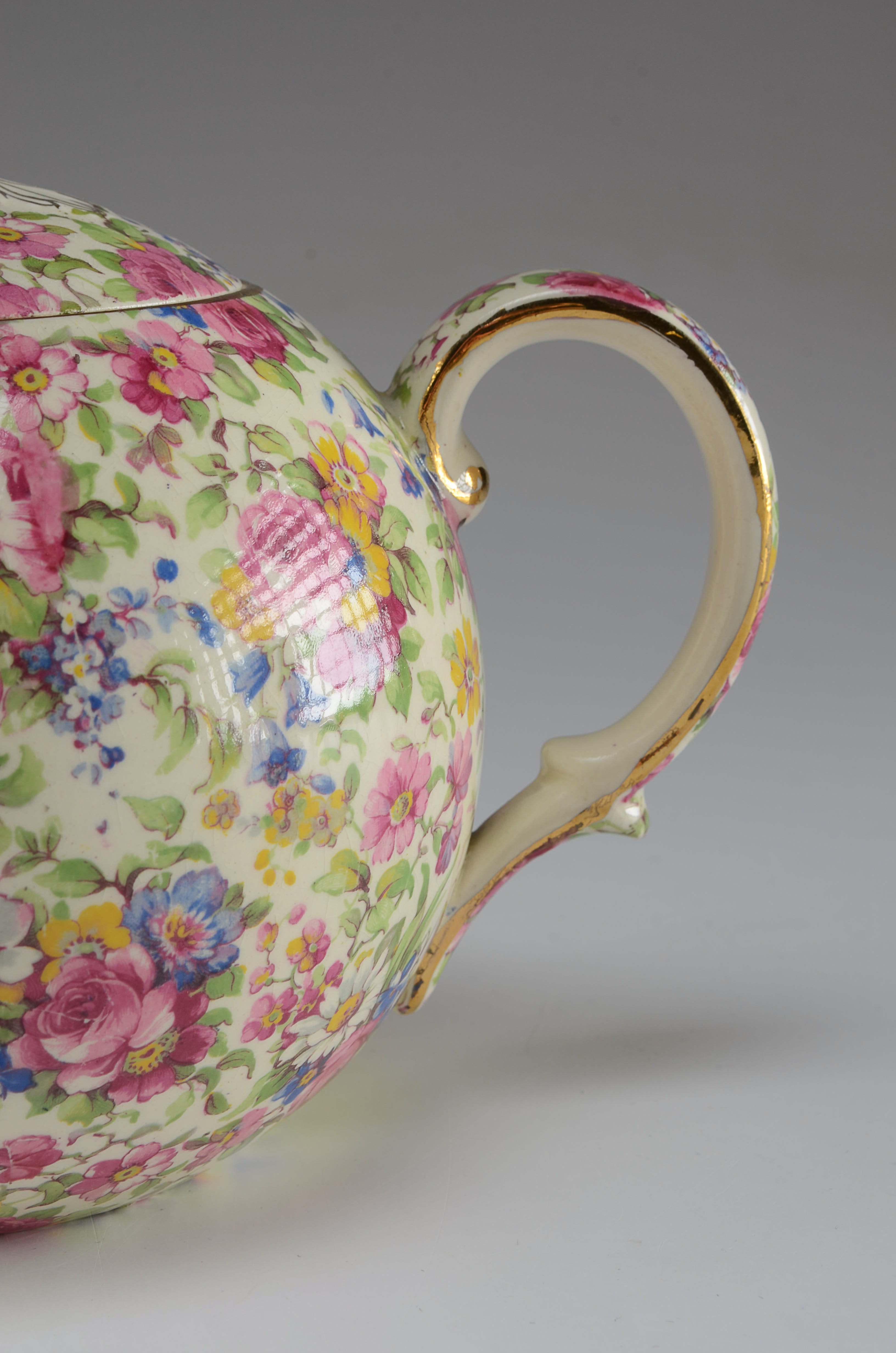 Royal Winton Grimwades "Summertime" Chintz teapot EBTH