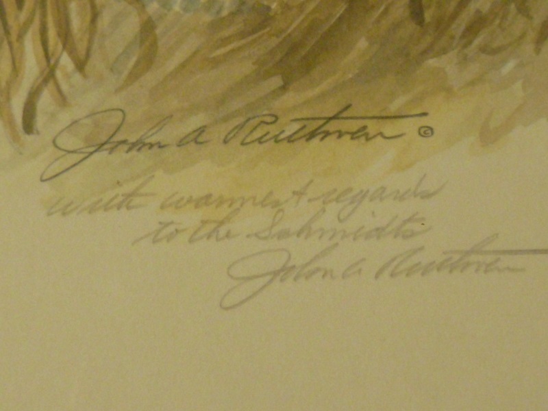 Signed John Ruthven Print EBTH