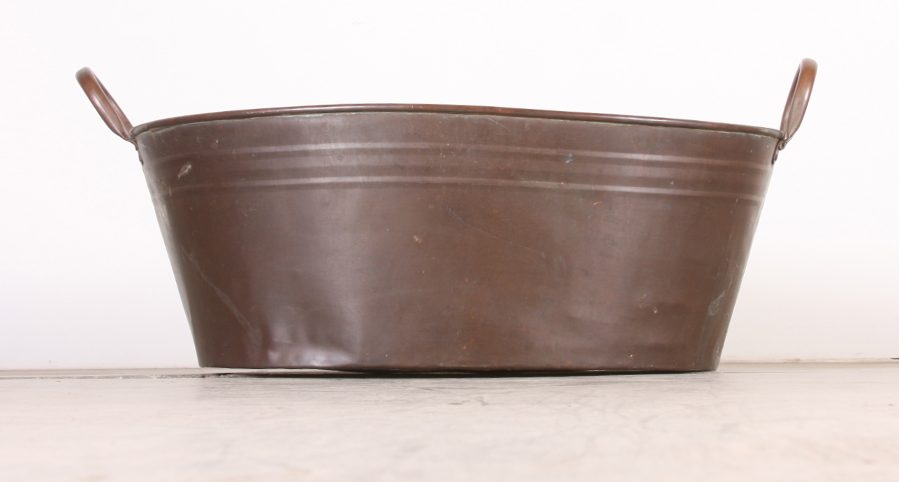 Copper Oval Wash Tub EBTH