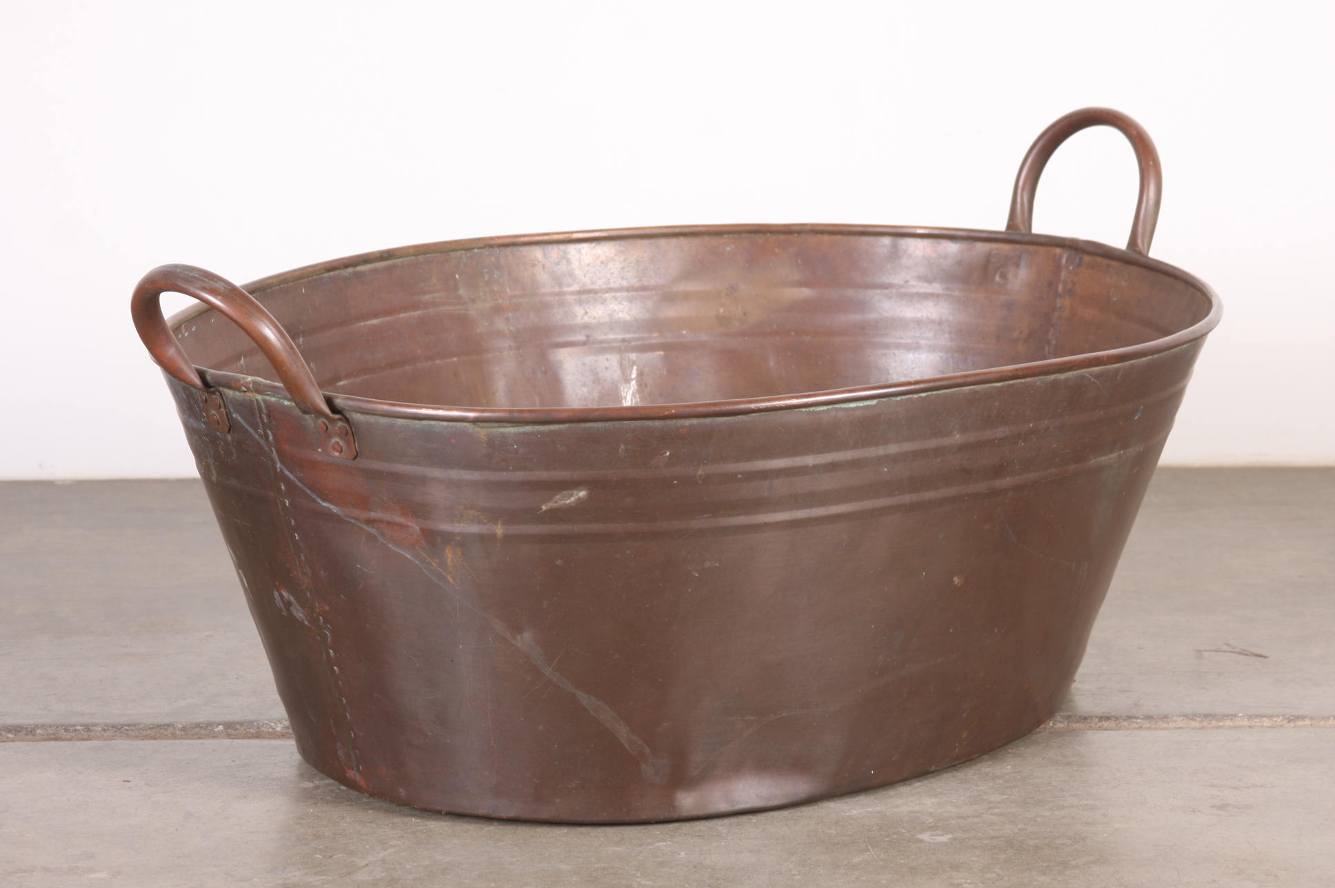 Copper Oval Wash Tub EBTH