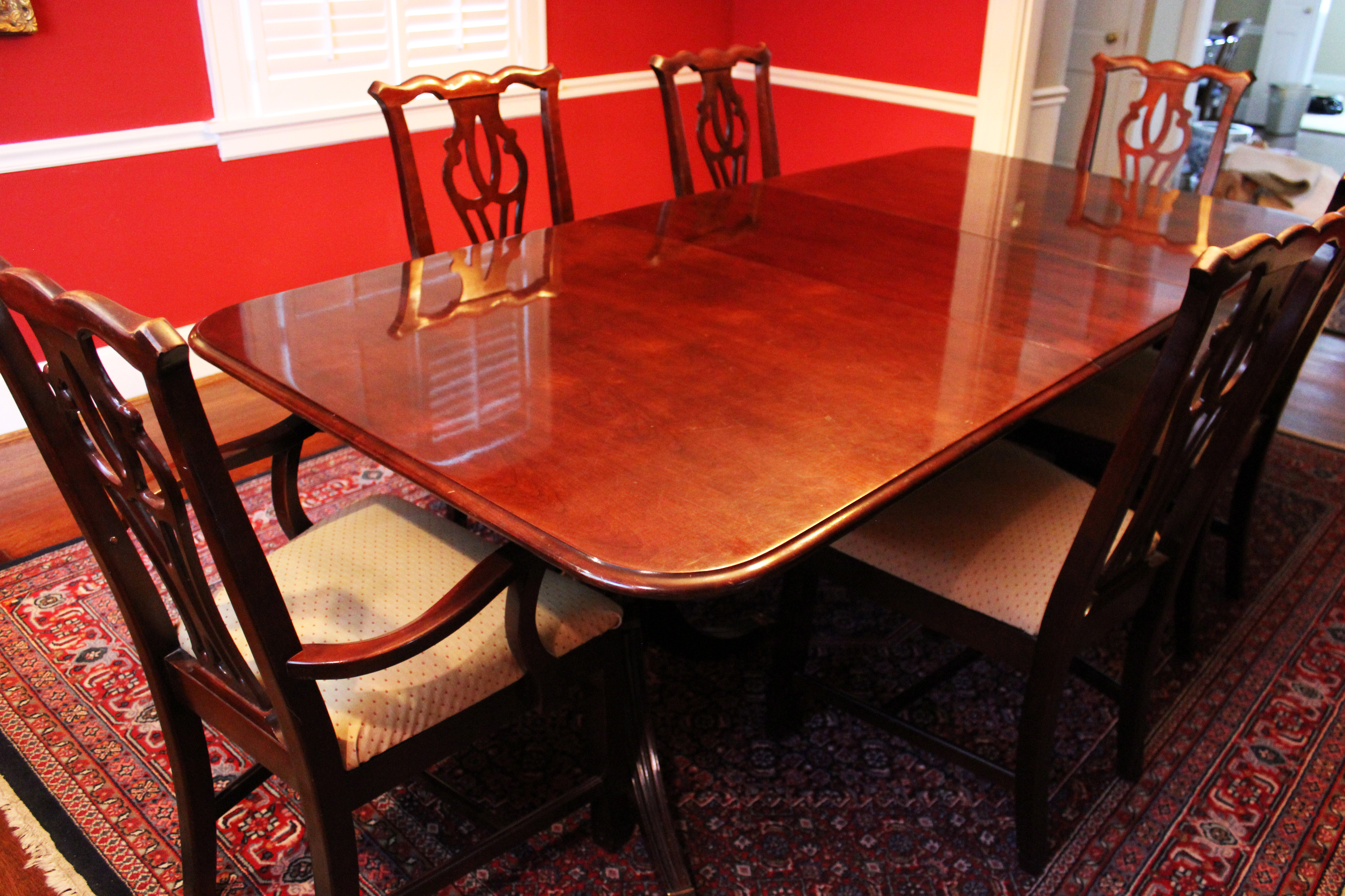 Thomasville Cherry Formal Dining Room Set Cherry Tables & Chairs | EBTH