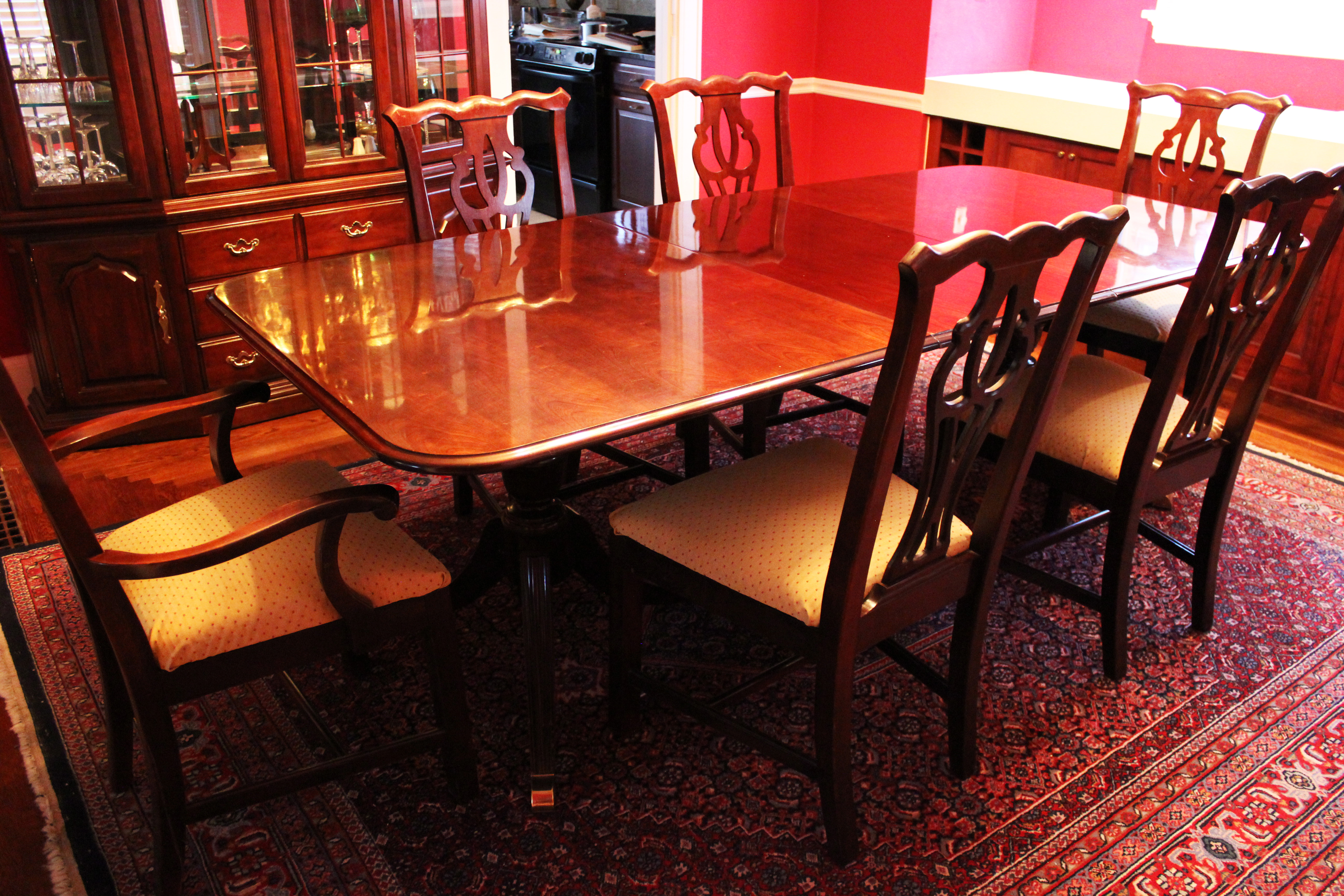 Thomasville Cherry Formal Dining Room Set Cherry Tables & Chairs EBTH