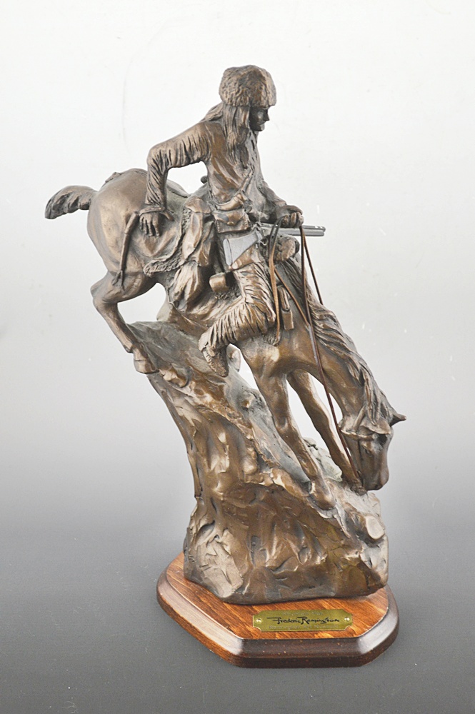 Bronze Mountain Man Frederic Remington Remington Art Museum EBTH