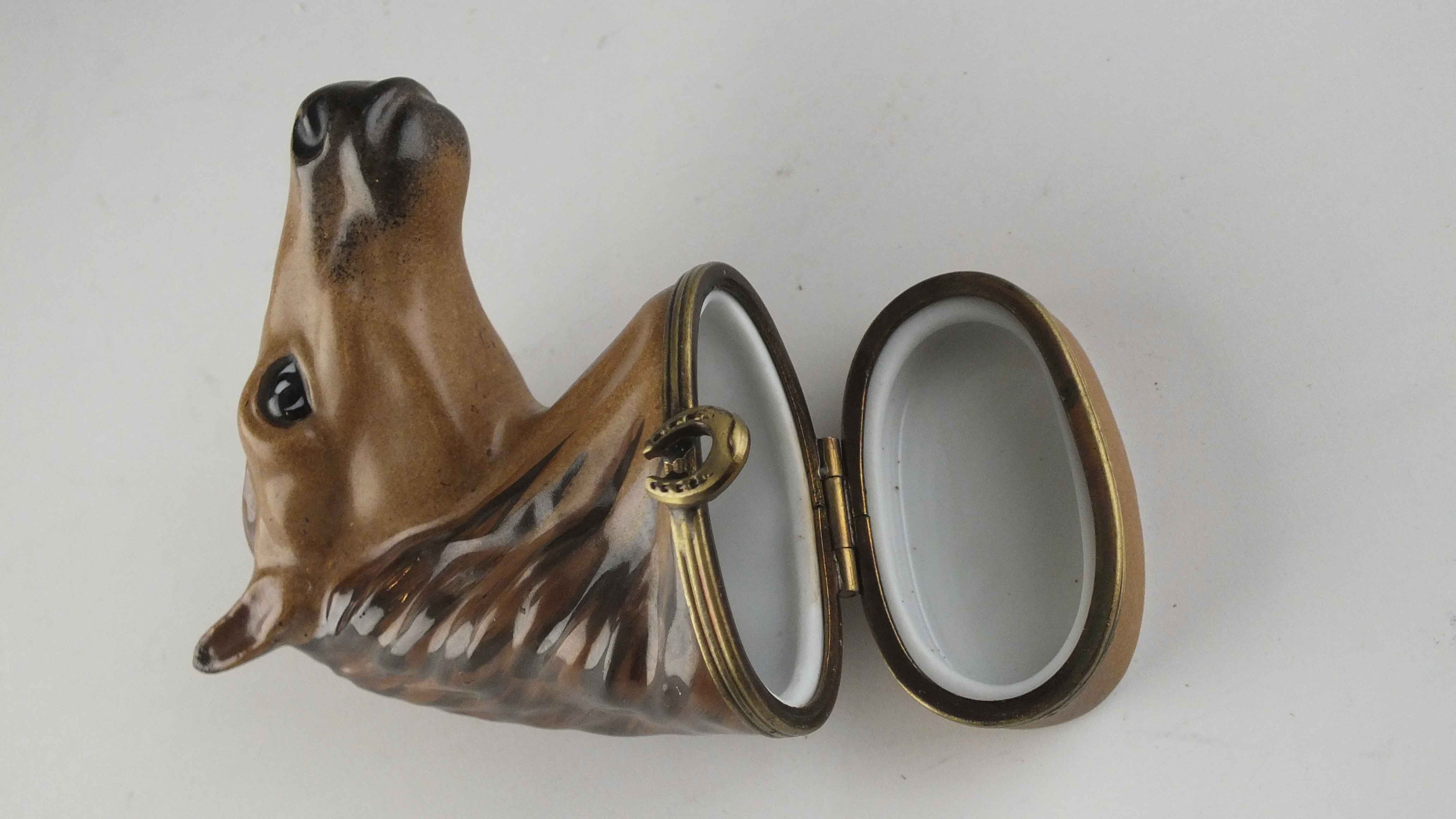 Limoges Horse "Box" EBTH