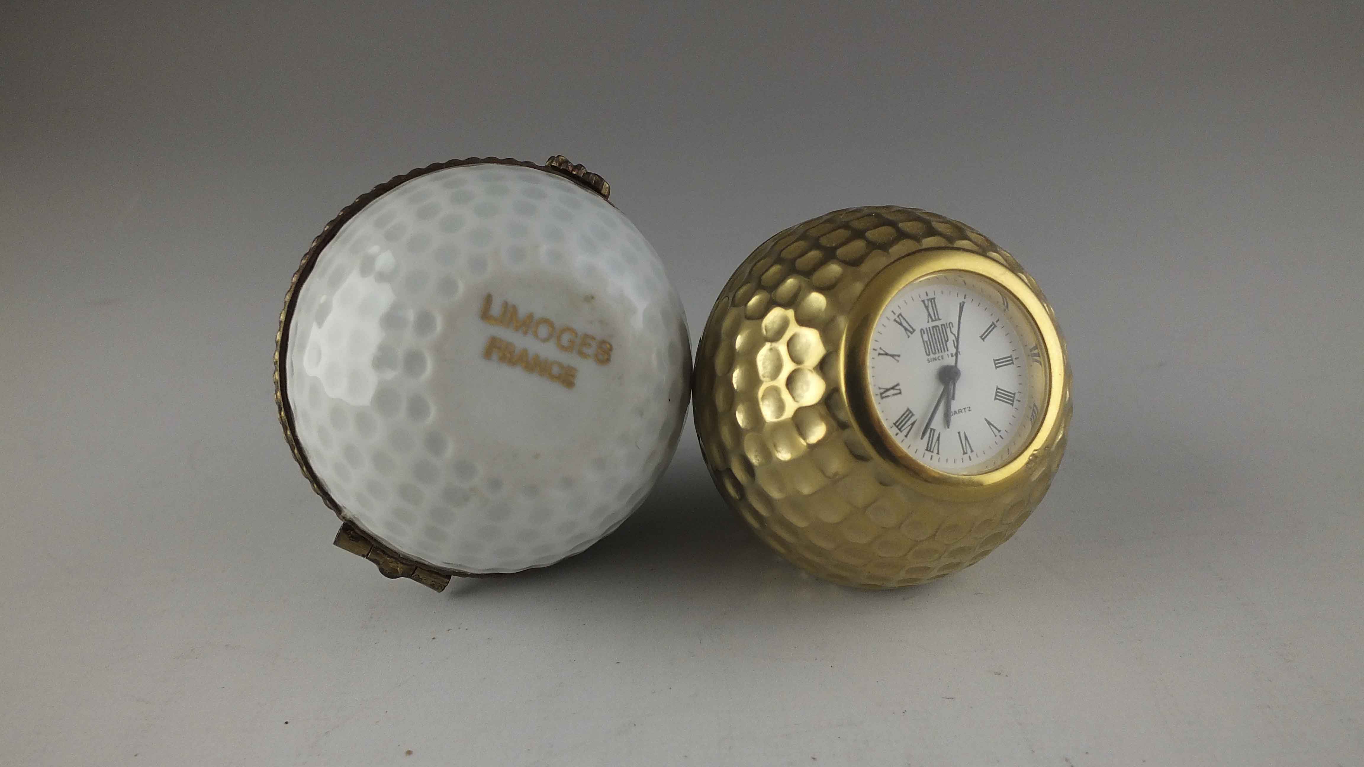 Limoges Box with Golf Theme and More EBTH