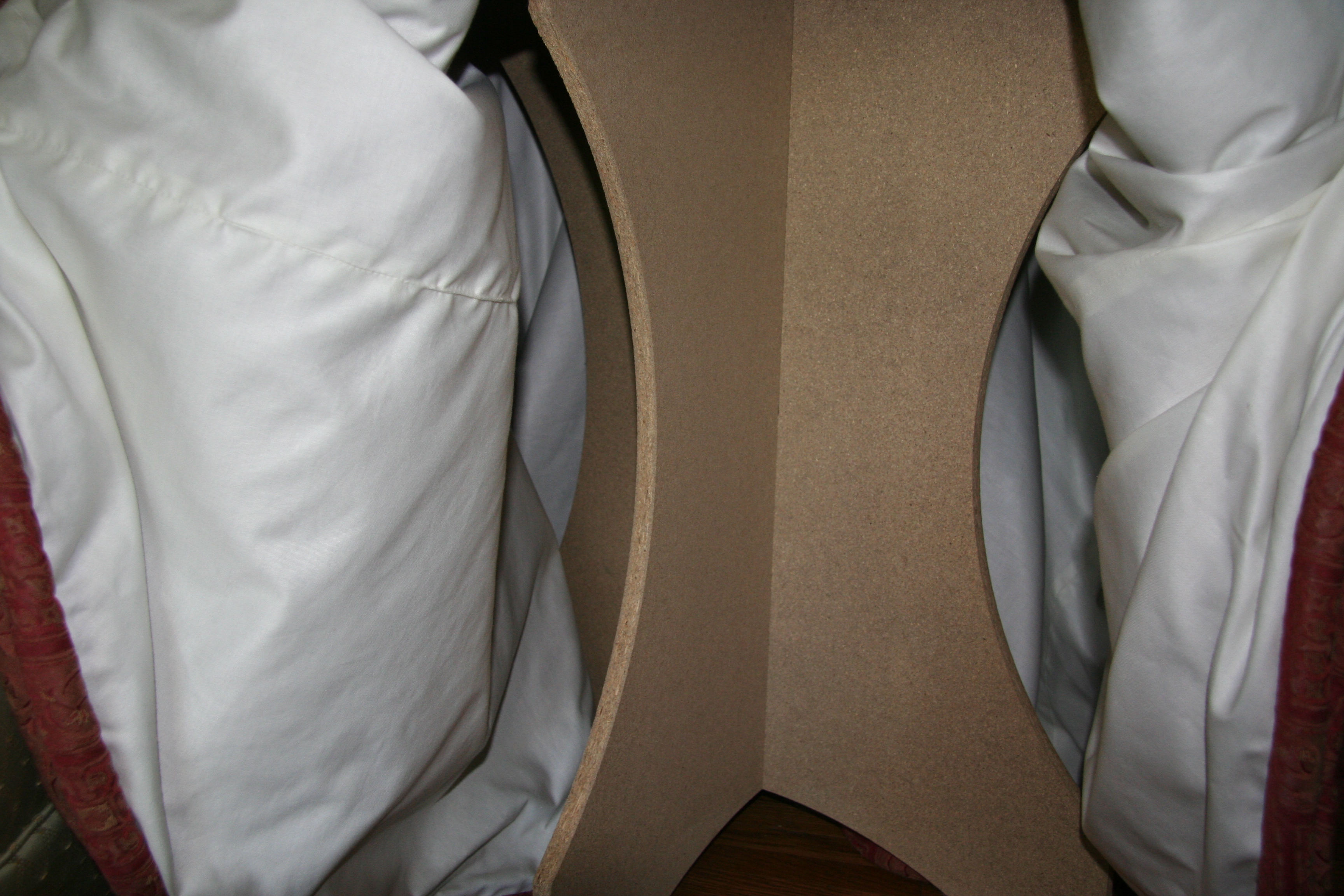 Skirted Table with Glass EBTH