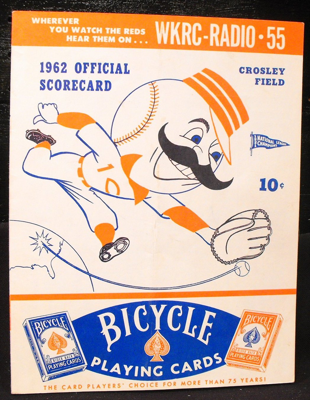 1962 Cincinnati Reds Yearbook & 1962 Official Score Card EBTH