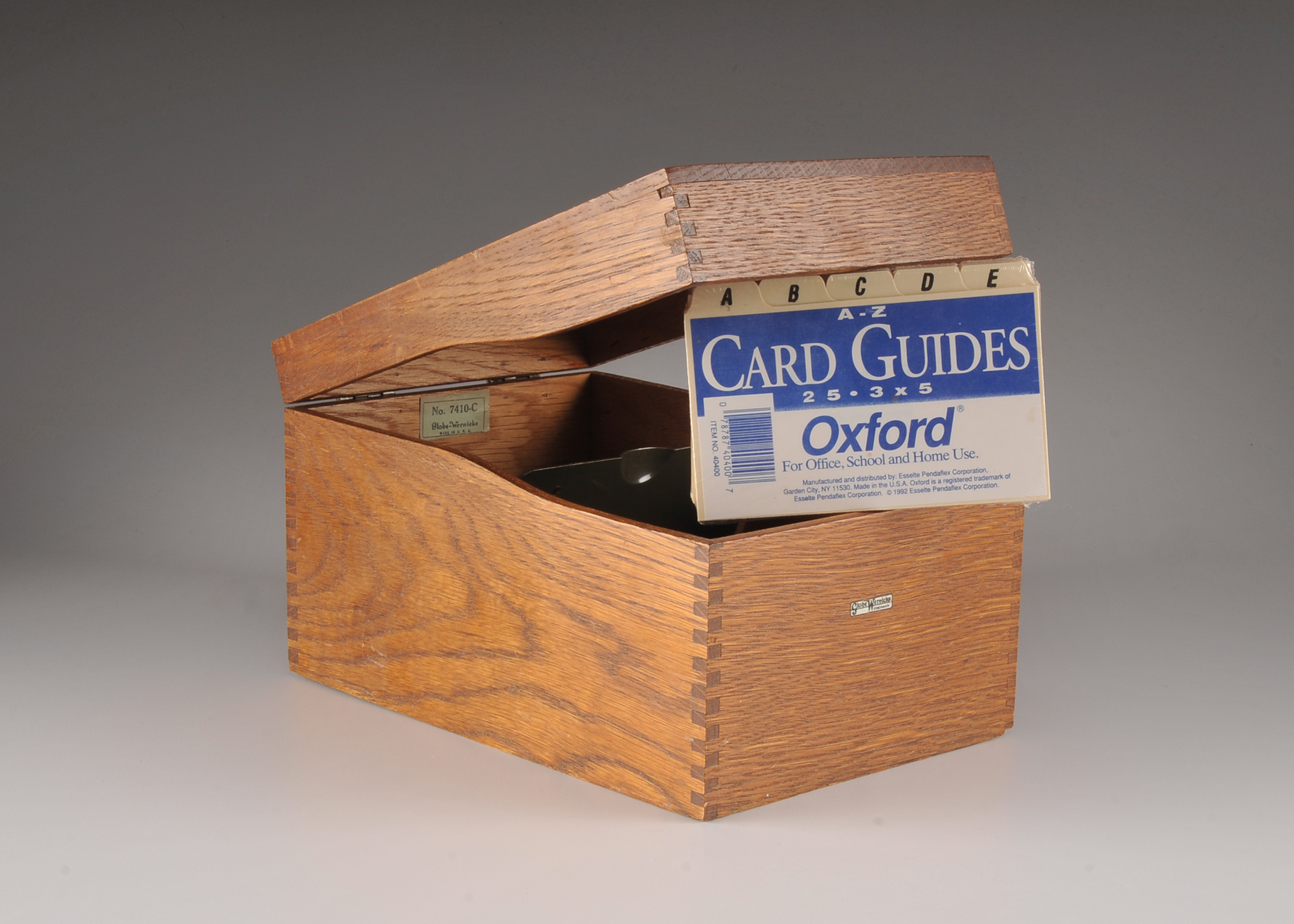 Vintage Globe Wernicke Card File EBTH