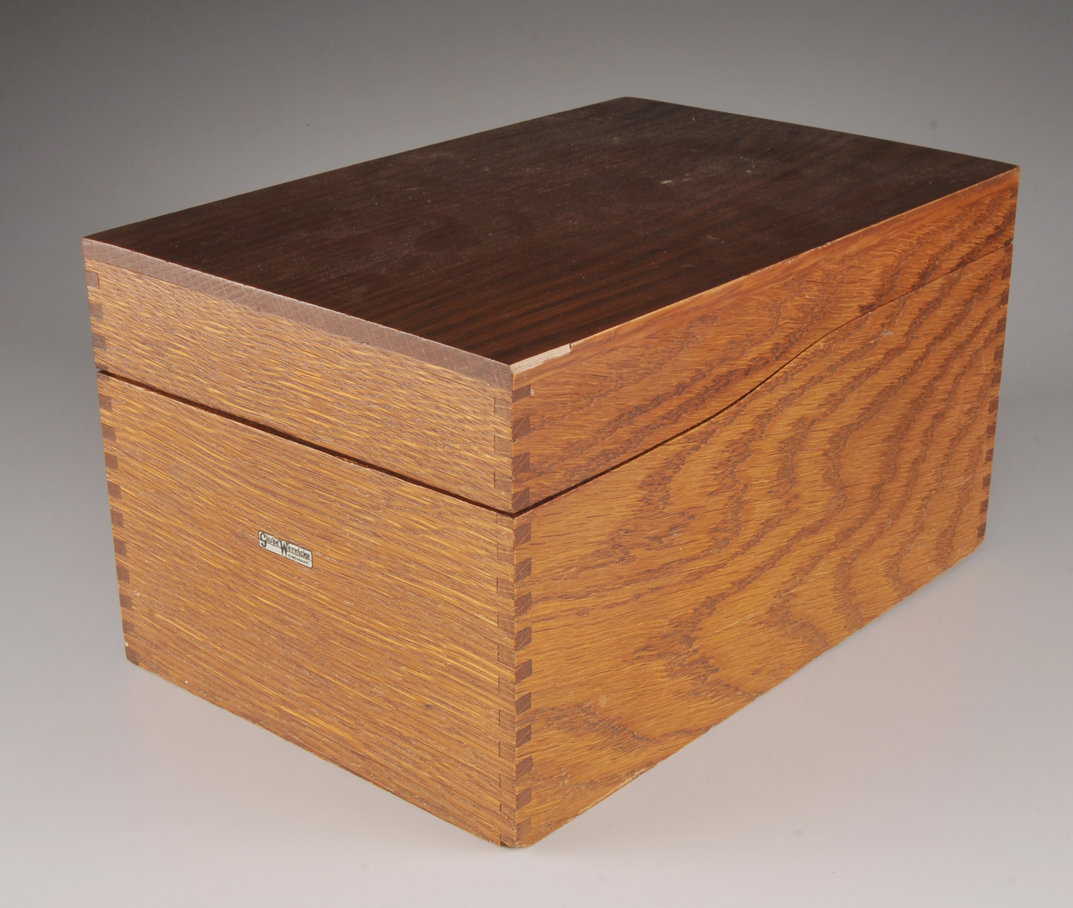 Vintage Globe Wernicke Card File EBTH