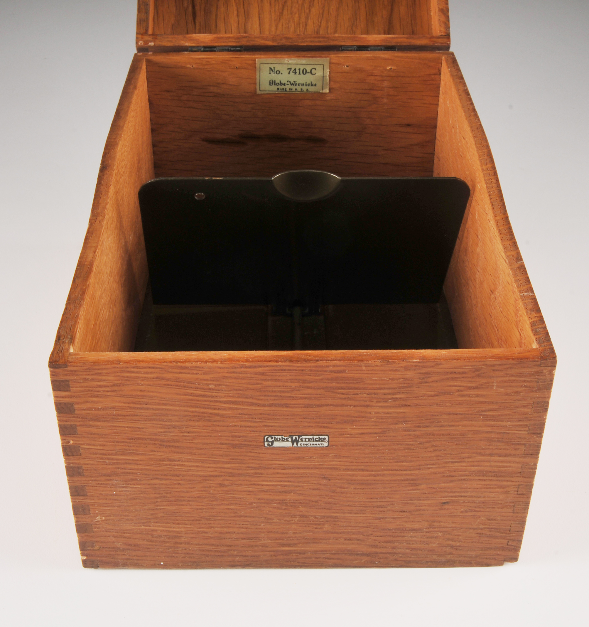 Vintage Globe Wernicke Card File EBTH