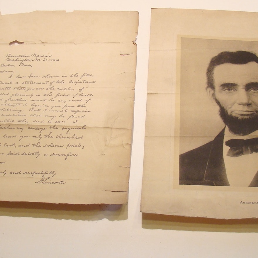 lincoln letter to mother