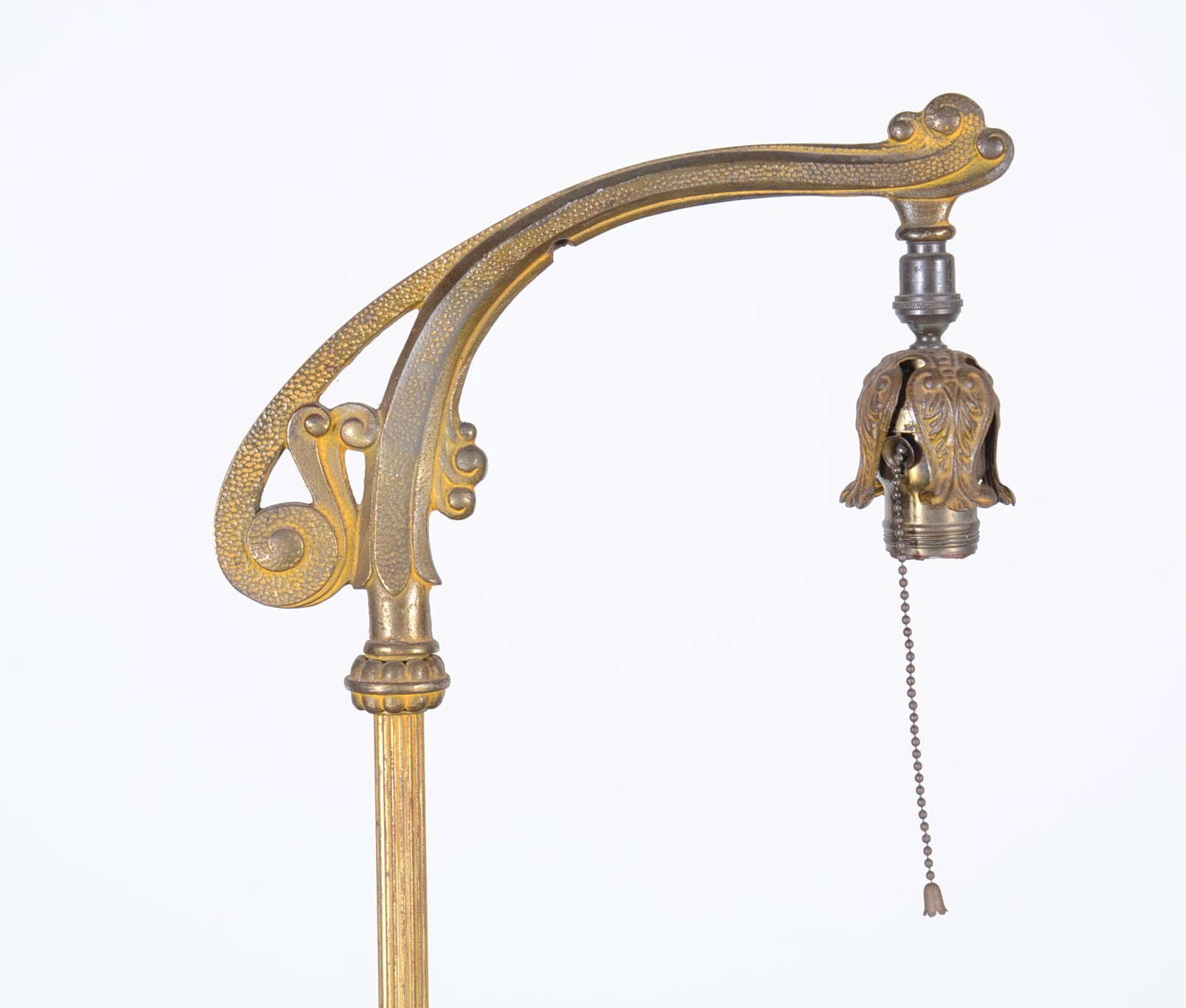 Antique Rembrandt Metal And Brass Floor Lamp